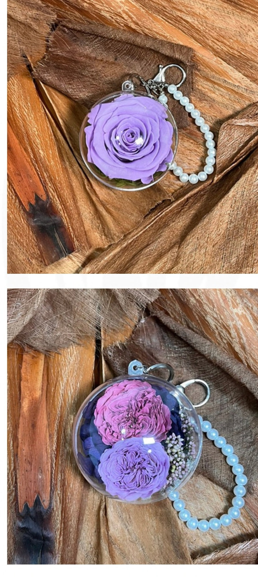 Floral Keychain Rose